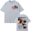Rapper Luar La L Poster Graphic T Shirts Music Album L3TRA Double Sided Print T Shirt Men Women Clothing T-shirt
