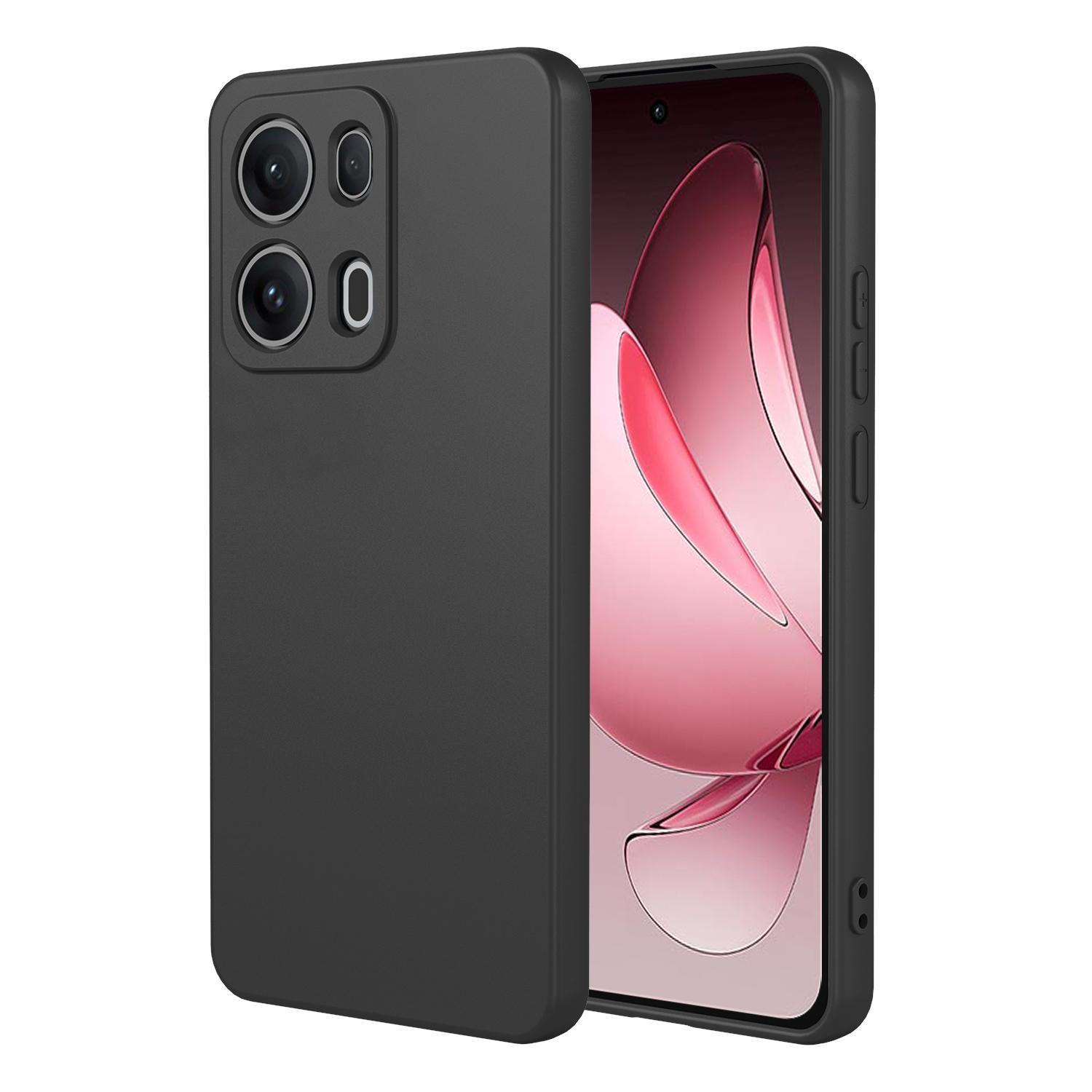 

Гибкий чехол из жидкого силикона ТПУ для OPPO Reno 13 Pro 5G 13F FS Защитная крышка Бампер Чехол Fundas Coque OPPO Reno 13 5G чёрный