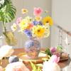 Ceramic Vase Pink Chinese Blue and White Porcelain Vase Hydroponic Flower Arrangement Decorative Ornaments Flowervase