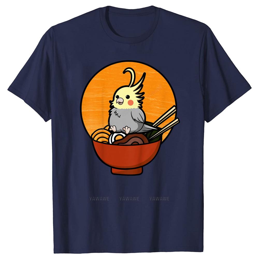 Cockatiel Cockatoo Bird Parrot T Shirts Graphic Cotton Streetwear Short Sleeve Birthday Gifts Summer Style Tshirt Unisexs Clothing S
