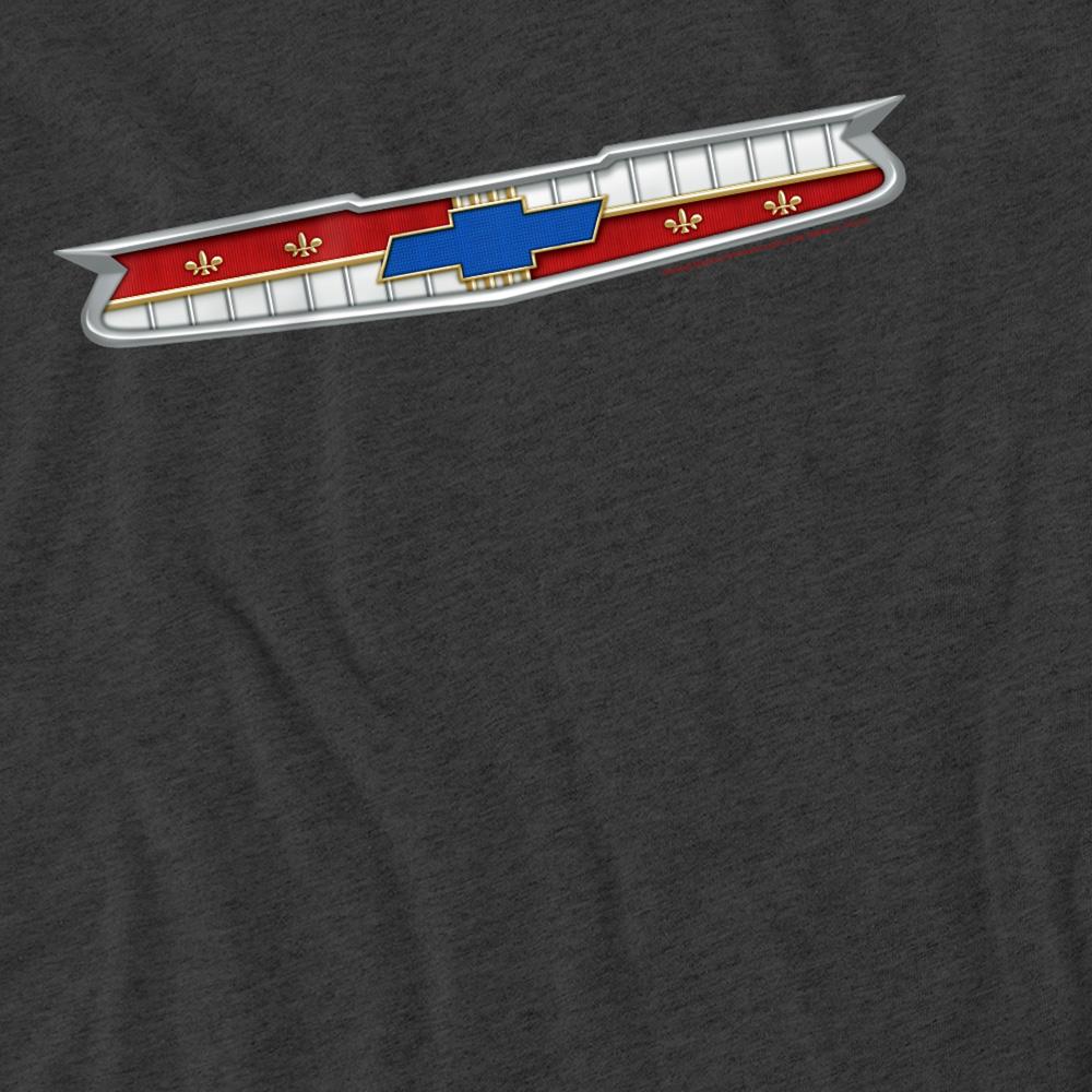 Chevrolet Unisex Adult 56 Bel Air Emblem Heather T-Shirt