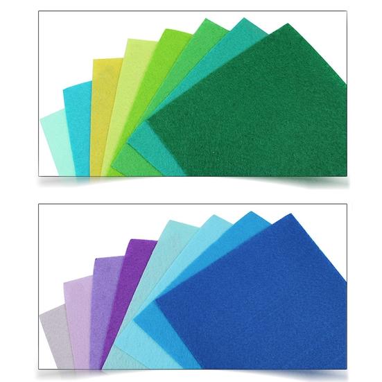 1 sada ultra-měkká prodyšná tkanina DIY tkanina netkaná kreativní střižná tkanina pro ruční práce