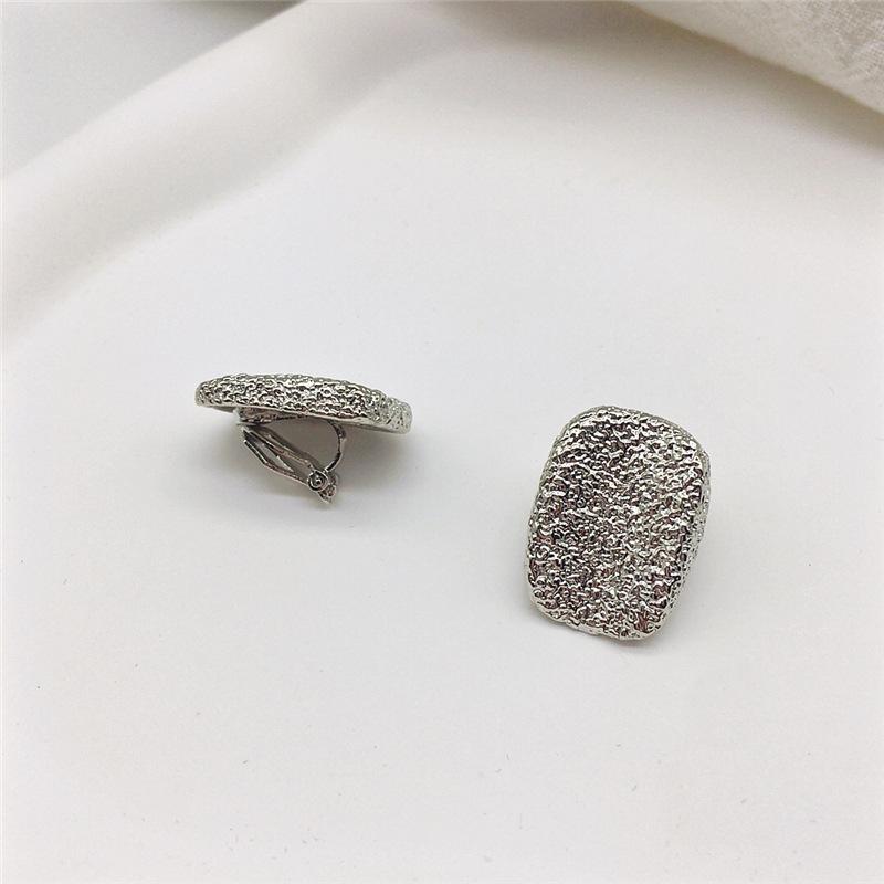 Ретро Металлические Серьги-Клипсы Простые Серьги без Прокола для Женщин