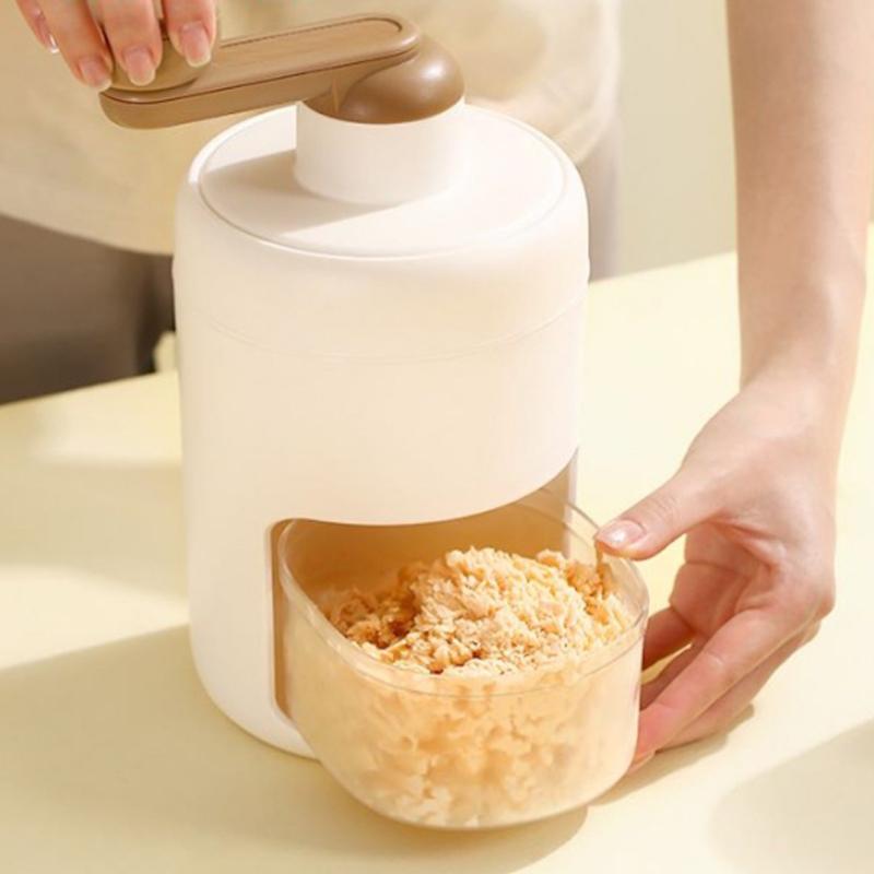 Shaved Ice Maker Machine for Home Ice Shaver Hand Crank Slushy Maker Machine Ice Crusher for Snow Cones Ideal for Outdoor Picnic