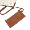 SAINT LAURENT Rive Gauche Shoulder Bag canvas Natural x brown unisex VLR669299 Used