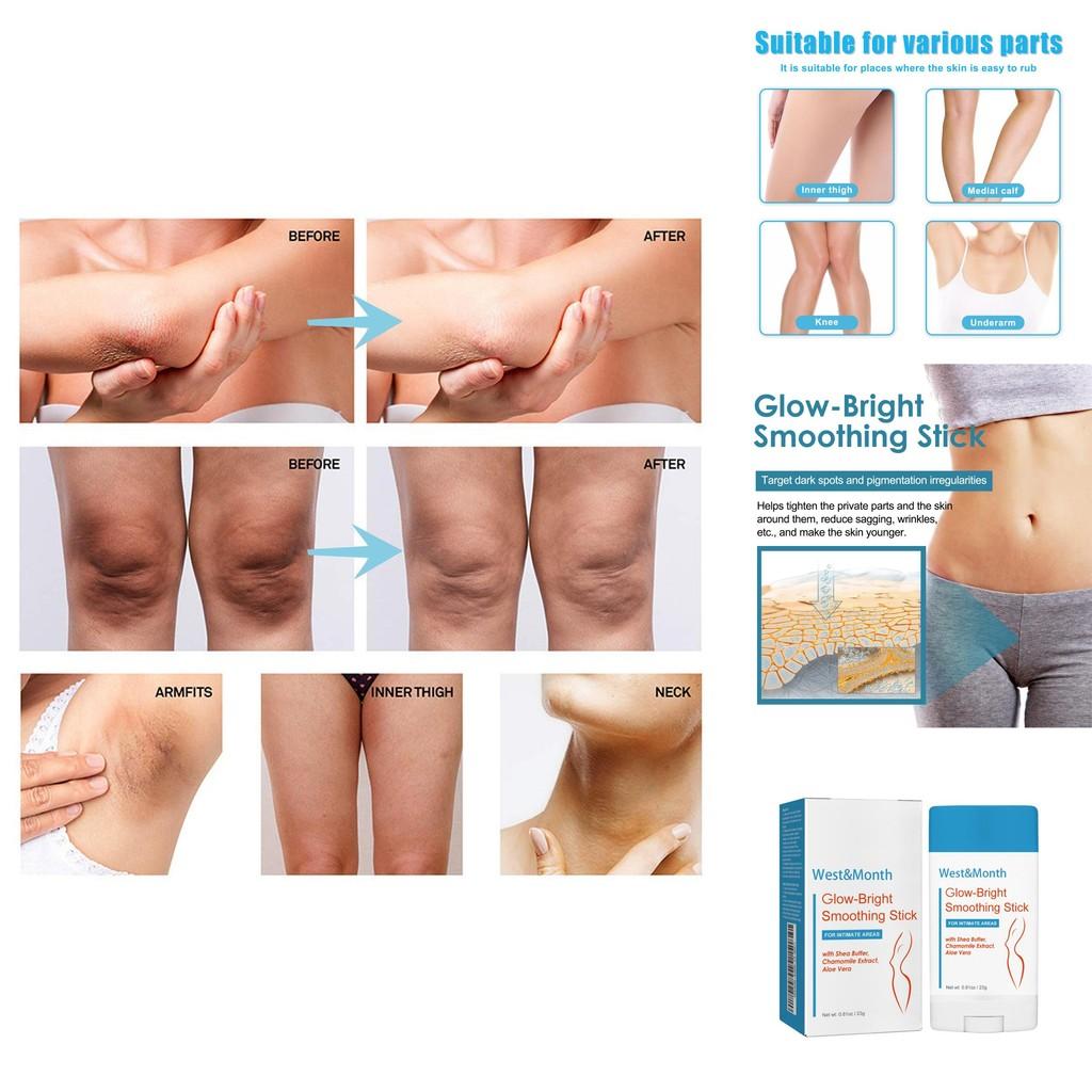 West Month Moisturizing Skin Care Stick For Dark Elbows And Underarms Hydrating Treatment