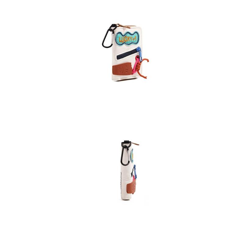 New INS style Korean style short zipper multi-card slot wallet cute girly niche design card holder