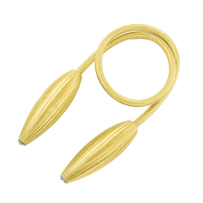 

Twisted Curtain Tieback DIY Window Curtain Holdback Accessory Household for Living Room Bathroom Window Decorations жёлтый