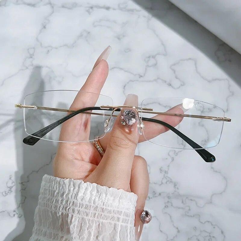 

Готовые короткие смотровые очки для женщин и мужчин, модные очки с защитой от синего света, деловые очки для близорукости, винтажные очки с минусом, с диоптриями -4.0 золотой