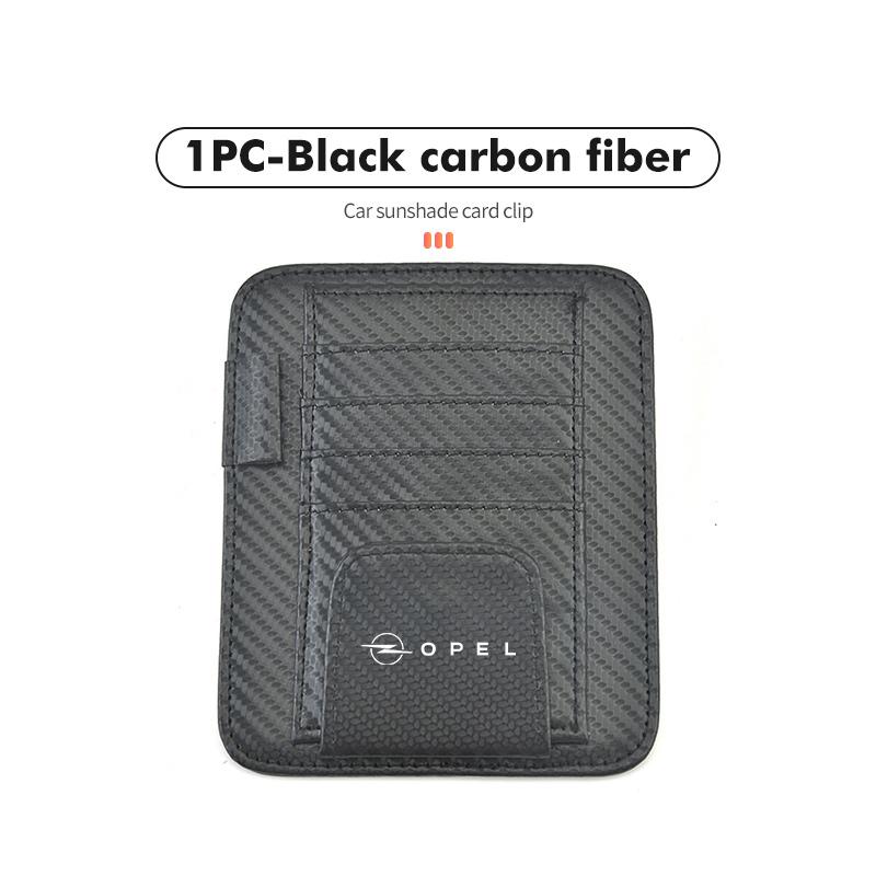 Car Sun Visor Sunglasses Clip Credit Card Pen Storage Holder For Opel Corsa Mokka Astra Cascada Adam Insignia Meriva Vectra