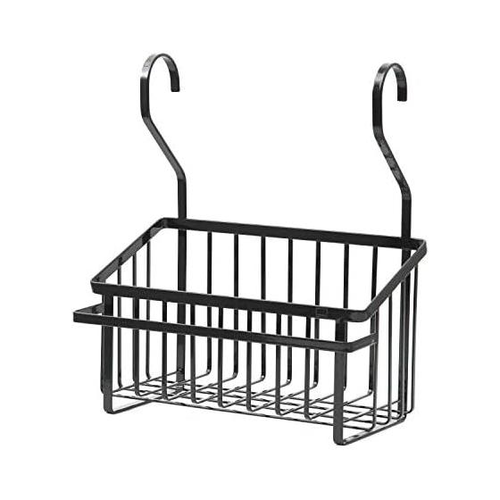 Yamazaki Jitsugyo Bathroom Multi Basket Tower Tower Black 8553