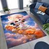 3D Tištěný Kreslený Koberec Minnie Mickey Mouse do Ložnice Obývacího Pokojí Pohovky Domu Rohožka Dekorace, Velký Dětský Protiskluzový Podlahový Koberec Dárek