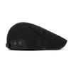 Men's Thick Ear Protecting Forward Cap Elderly Winter Wool Retro Forward Cap Newsboy Cap