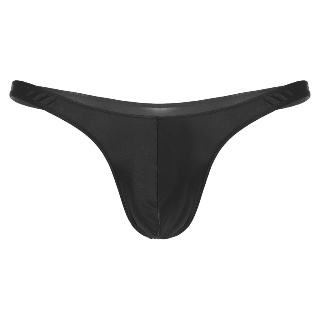 Men's Silky Tanga Briefs Strings Comfortable Bikini Underwear