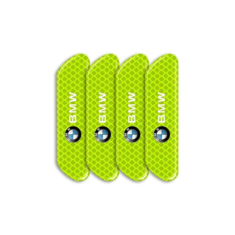 

4PCS Car Reflective Strips Warning Stickers Car Styling For BMW M E46 E90 E60 F10 F30 F20 E39 E36 X5 E70 F25 F15 E53 E92 E87