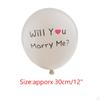 10Pcs Will You Marry Me Balloon Multifunction Latex Balloons 12inch Proposal for Engagement