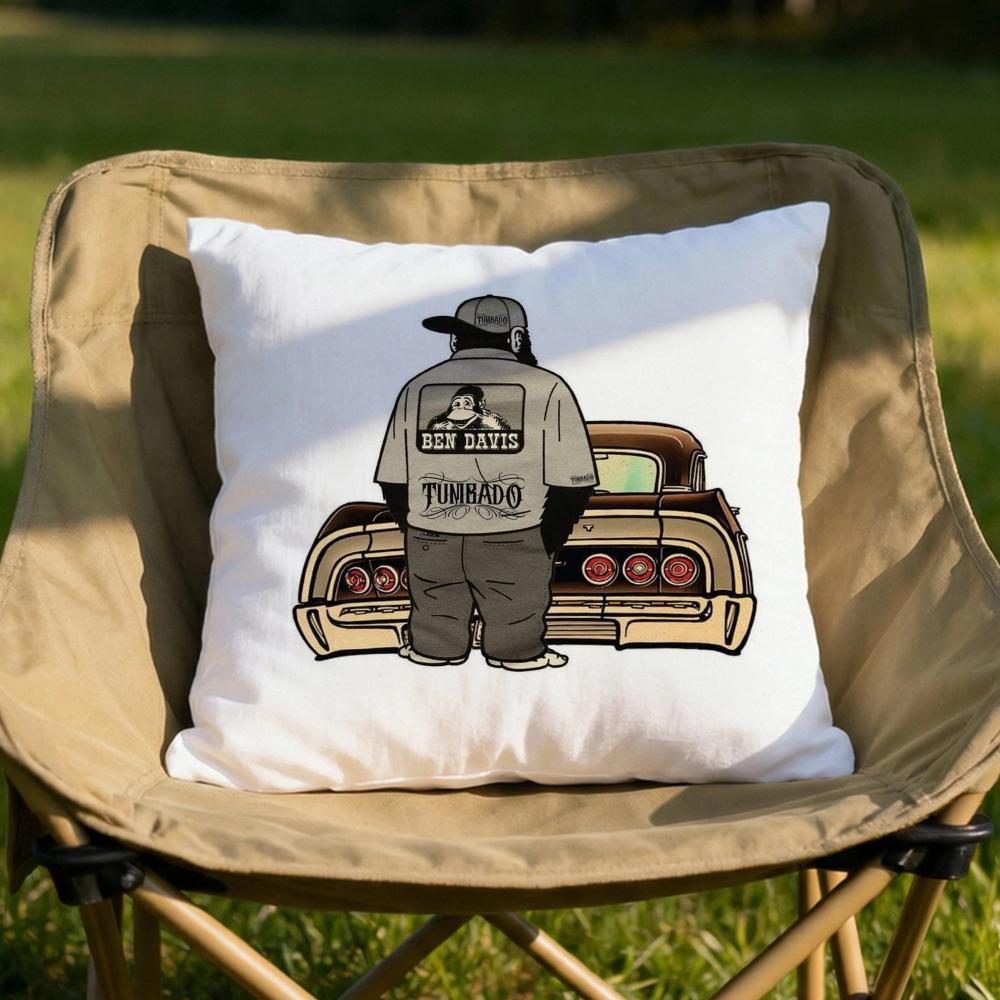 

Luxury BBen DDavis Cushion Cover Soft Reversible Durable Pillow Cover MultiScene Use for Home Car Daily Comfort 30x30cm