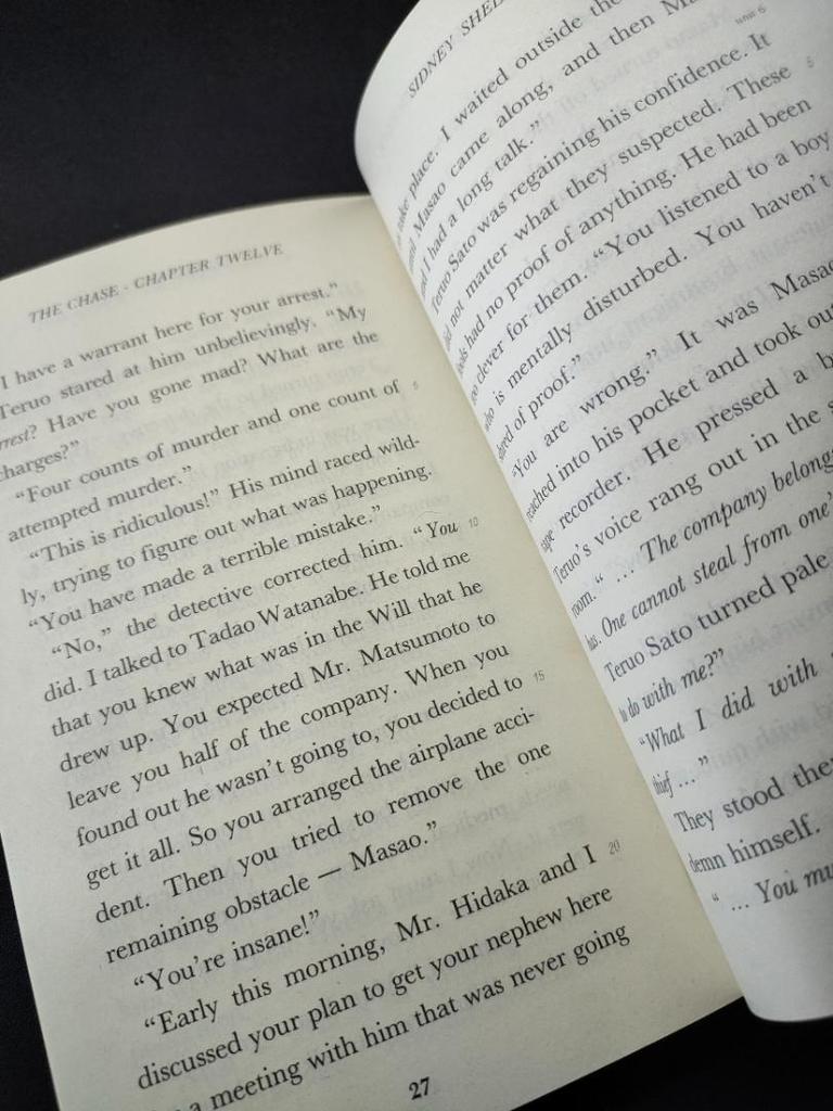 [USED] English Books THE CHASE Sidney Sheldon English Learning