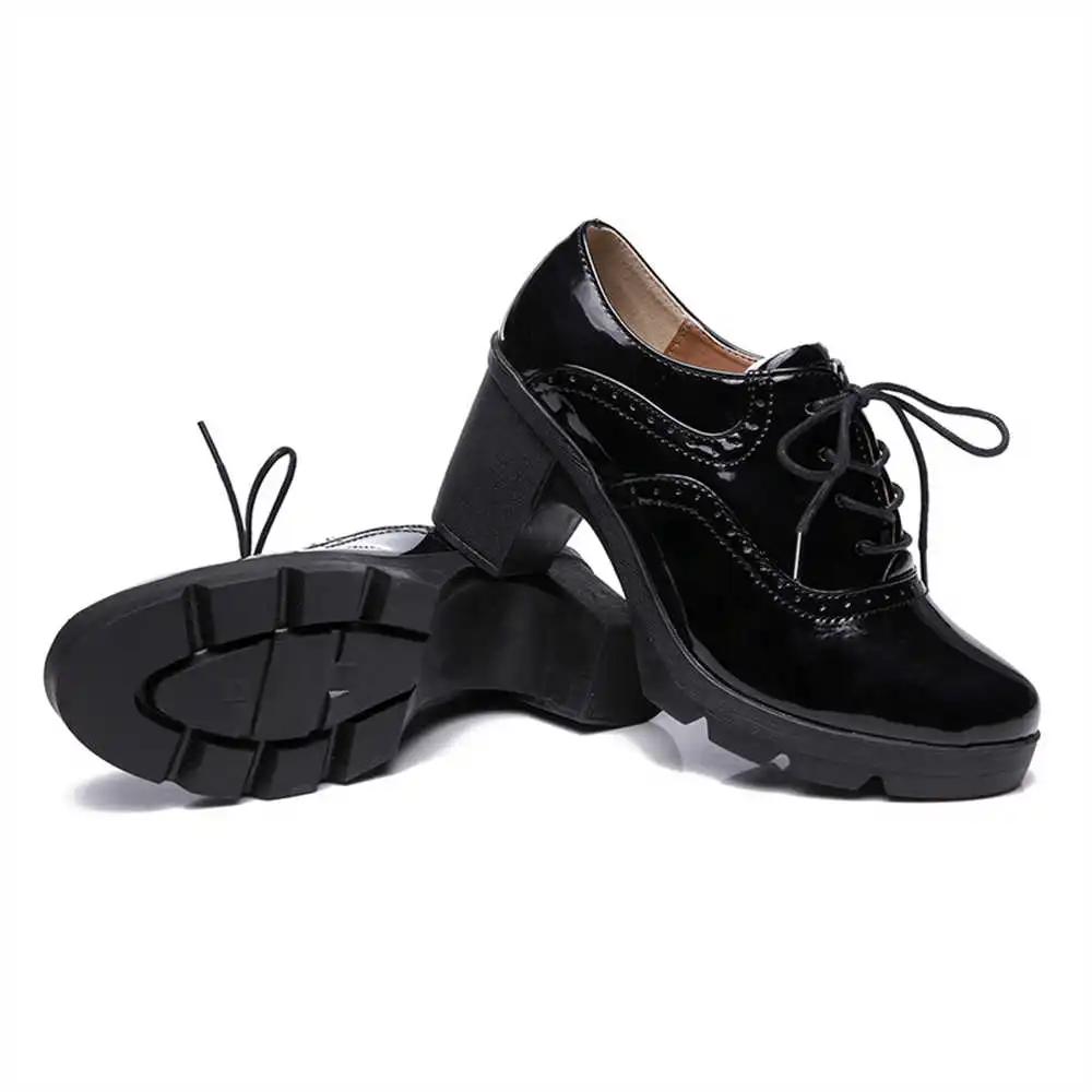 Fashion Mid-heeled Thick-heeled White Female Sneakers Mary Jane Moccasin Women Running Shoes Lady Sport Sepatu Sepatu Loffers