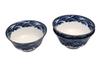 Castle Enterprises Made In Japan Mino Ware Everyday Use Series Wave Pattern Ramen Bowls, Set of 3, 18.1cm Diameter X 9cm Height