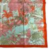 HERMES FAVBOVRG TROPICAL FAVBOVRG TROPICAL Faubourg Tropical silk Calle 90 scarf Orange silk Women Used