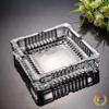 Crystal Glass Ashtray: Trendy, Dustproof & Stylish for Living Rooms