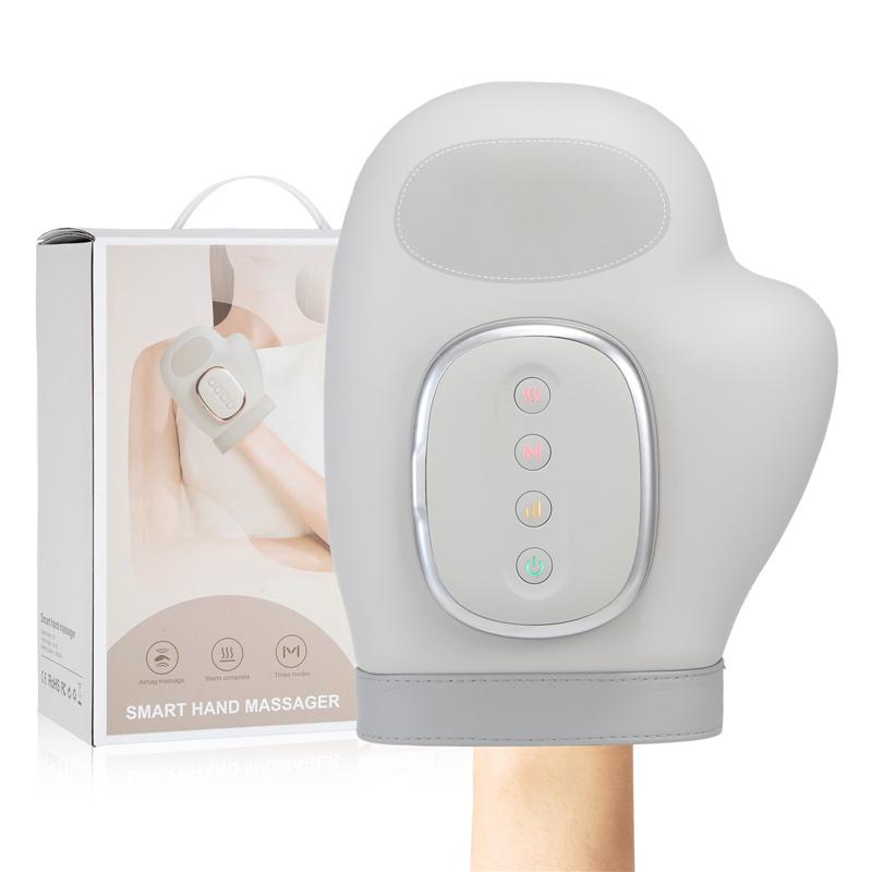 Intelligent Hot Compress Hand Massager Electric Finger Massager Air Compression Vibration Massage For Finger Palm Fatigue Relax