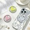 Macaron Ins Style Heart Shape Magnetic Foldable Metal Universal Magsafe Phone Stand