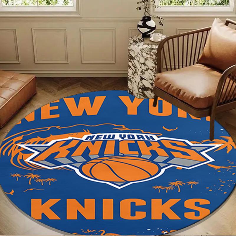 New York Football Round Mat, Anti-slip Circle Carpet Chair Rug For livingroom,Bedroom, Doormat Home Decor Gift Christmas Gifts