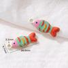 5Pcs Enamel Fish Charms Pendants Stainless Steel Ocean Animal Charm For Diy Necklace Earrings Bracelets Crafts Jewelry Making