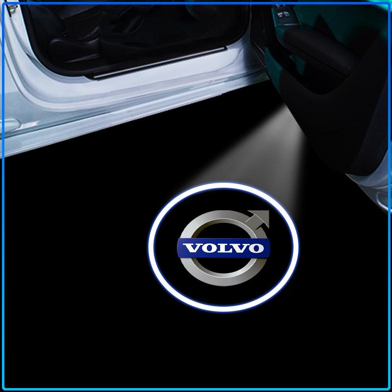 1/2Pcs LED Welcome Light Car Door Projector Lamps Car Styling For Volvo Rdesign XC90 S60 XC60 V70 S80 S40 V50 V40 V60 C30 S70