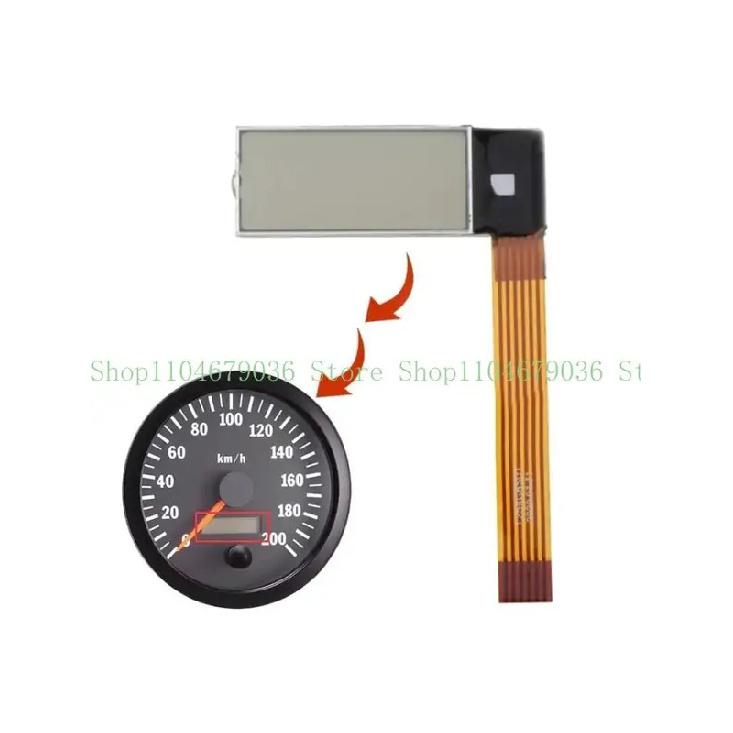 652F Marine Hour Meter Speedometer Tachometer LCD Screen for Trucks VDO International