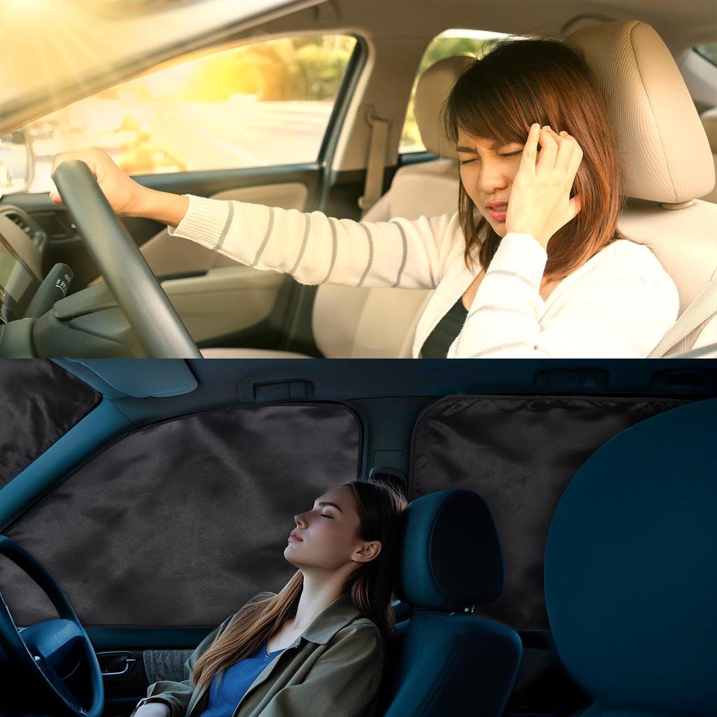 ZATOOTO CT119-QC Car Curtain, Daihatsu Hijet Cargo Atley (S700V/S710V) Exclusive Magnet, Car Sleeping Curtain,