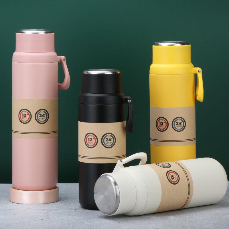 HPMILY 304 Stainless Steel Insulated Tea Infuser Bottle