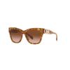 Michael Kors Temple Letters Acetyl Square Sunglasses Unisex Couple Orange
