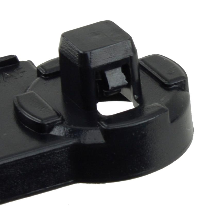 57010745AF 57010745AE 2Pcs Black Car Front Bumper Support Bracket Fit For Chrysler 300 2011-2018 2019 2020 57010744AF 57010744AE