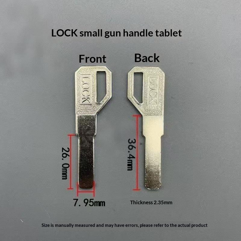 Smart Lock Key Blanks Easy to Duplicate High Precision Flat Blade for Fingerprint Lock Office Residential Security Use