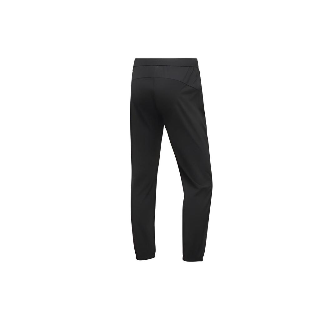 Li Ning Running Series Solid Color Tapered Sports Knit Pants Women Bottoms Black AYKR002-1