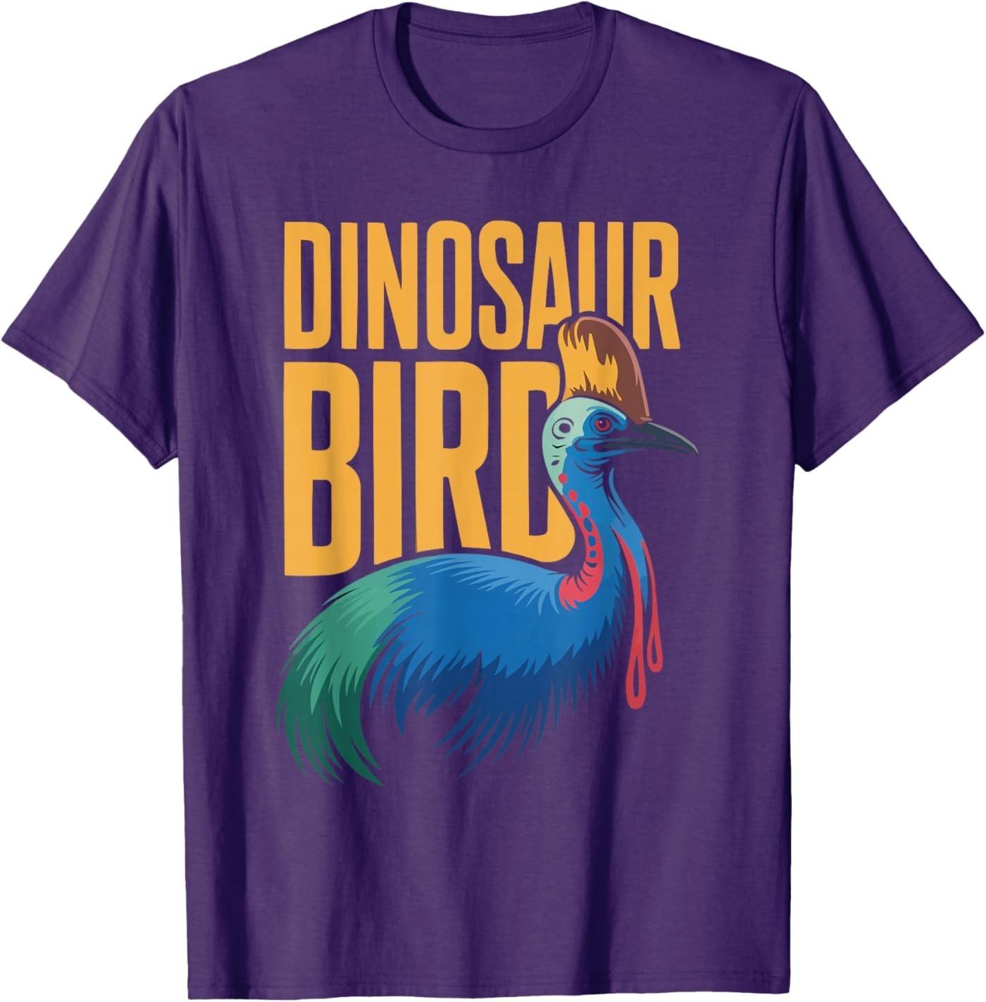 Cassowary Bird Lover Ornithology Birding Birdwatching T-Shirt S разноцветный