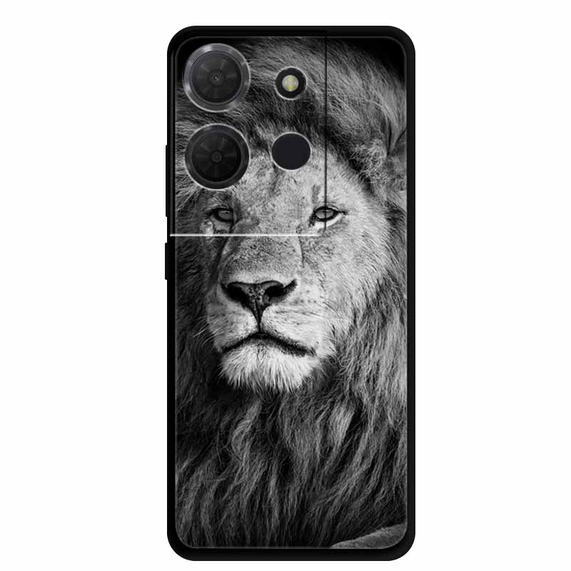 Cover For TCL 503 TPU Silicone Phone Case Flower Blossoms Para Capa Bumper Funda TCL503 Soft Protector Fashion Shockproof Bumper