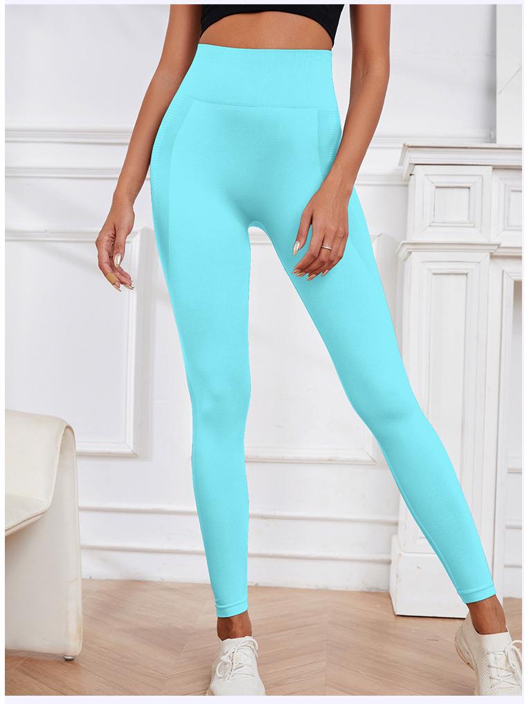 Women's Black Yoga Pants - Seamless, Hip-Lifting, Peach Butt Fit, Thin Summer Style