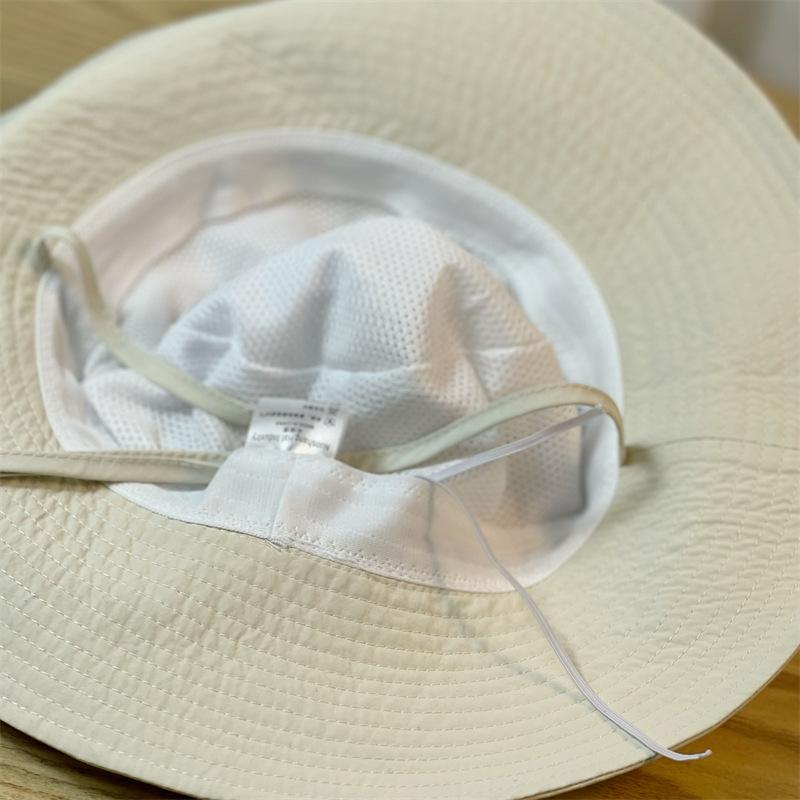 Four Seasons Solid Color Quick-drying Bucket Hat UV Protection Sun Hat Women's Outdoor Thin Western Denim Mountaineering Hat