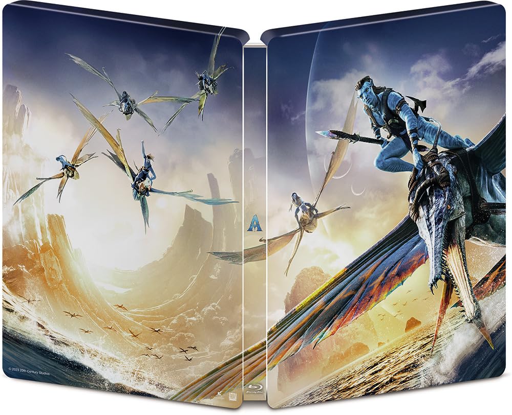 Avatar The Way of Water — SteelBook 4K UHD + 3D + Blu-ray (5-Disc Set)