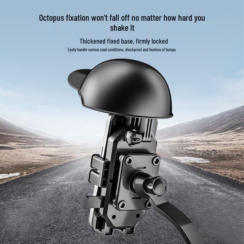 Motorcycle Anti-Shake Waterproof Phone Holder & Navigation Mount
