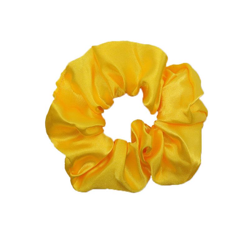 Vintage French Satin Silk Hair Tie - Retro Versatile Accessory