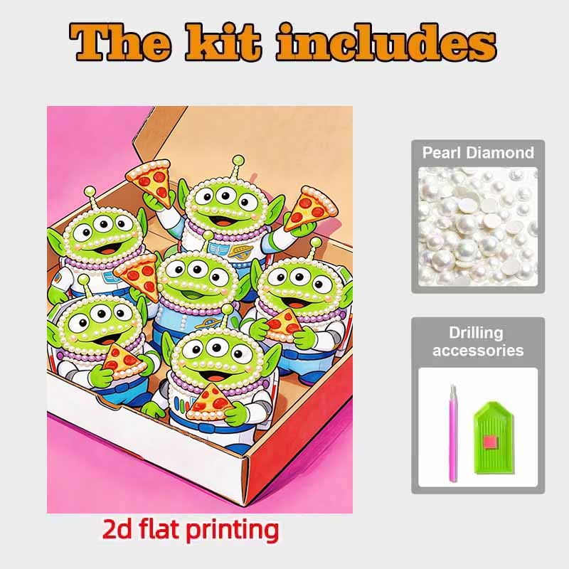 Disney Pearl Painting Pearl Aesthetic Three Eyes for Beginners and Adults, DIY Pearl Diamond Art Painting Kit for Home Wall Decor Gifts