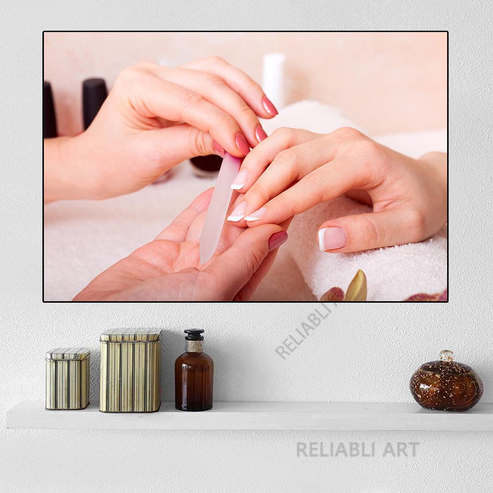 Modern Beauty Fashion Nail Art Beauty Salon Canvas Painting Unframed Posters And Print Wall Pictures For Living Room Decor
