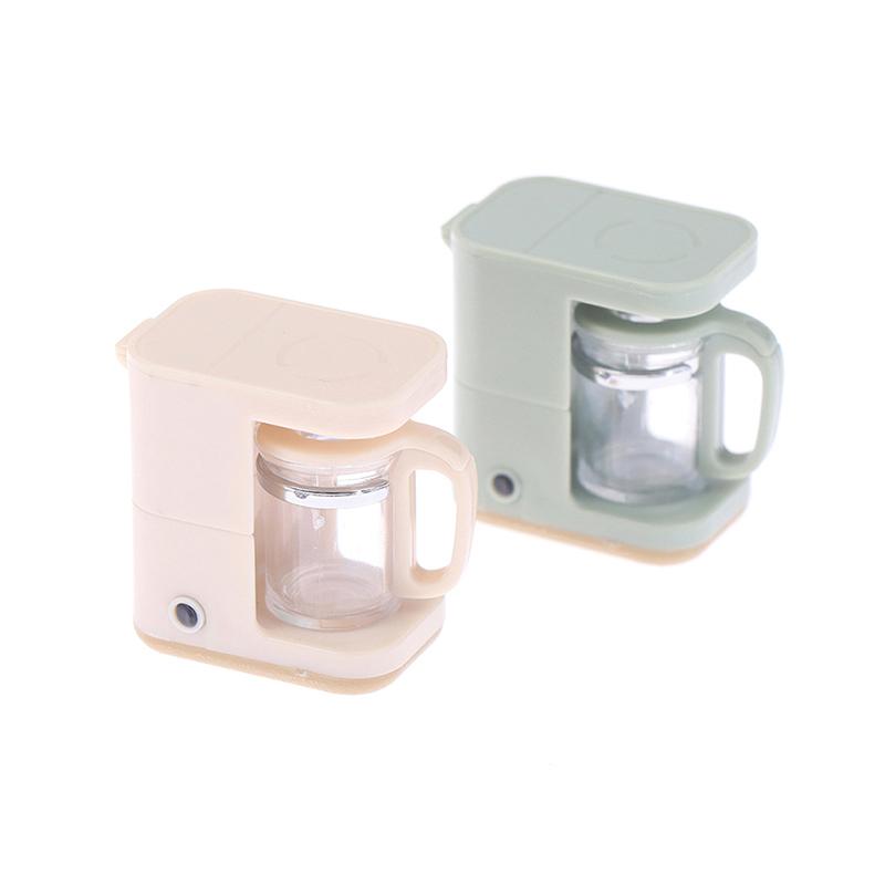 1:12 Dollhouse Minyatür Kahve Makinesi Mutfak Kahve Makinesi Cezve Oyuncak Modeli