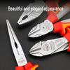 Professional 7" & 8" Multi-Purpose Wire Pliers - Industrial Grade, Needle Nose,Diagonal Cutters with Large Head for Electricians