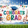 Education Celebration Mortarboard Decoration Event Banner Achievement Banner Material Party Backdrop For Event Celebration
